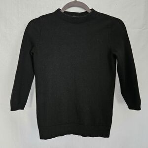 Talbots Black Cashmere Sweater Size Small